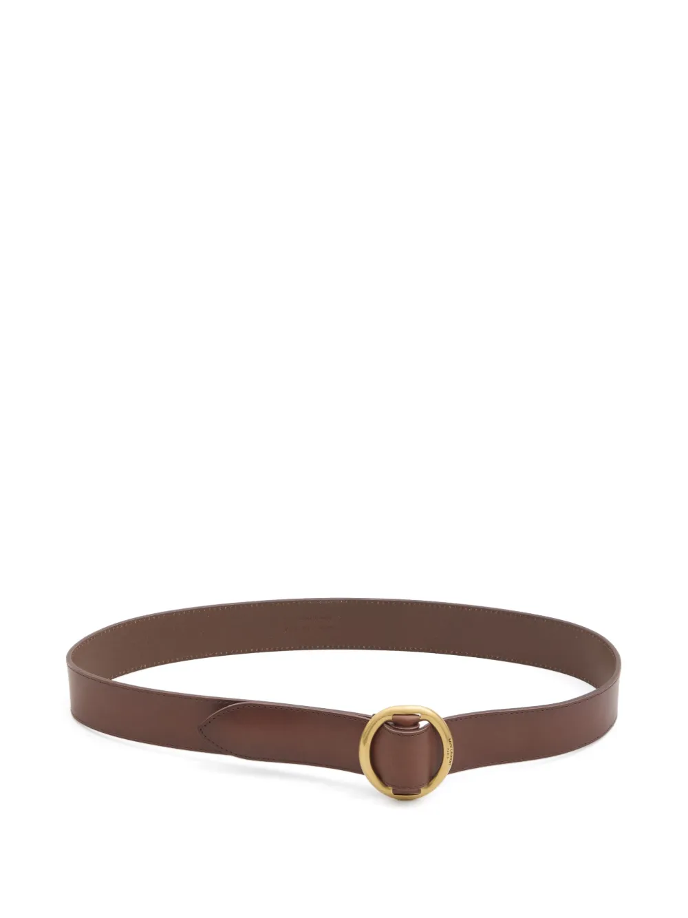 Saint Laurent Riem met ovalen gesp Bruin