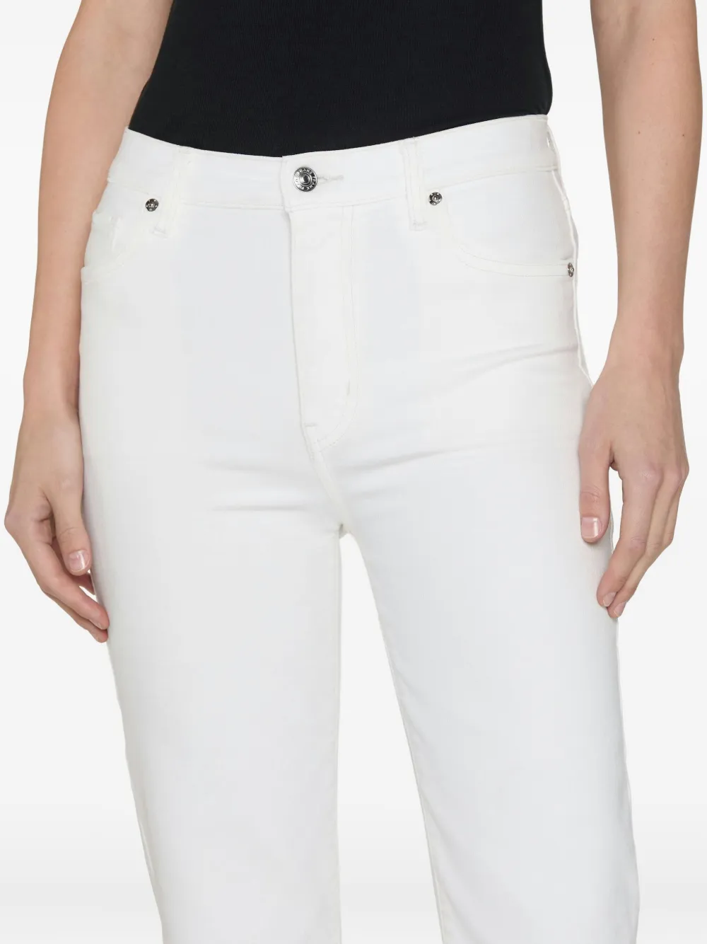 Frame Sleek Jeans In White