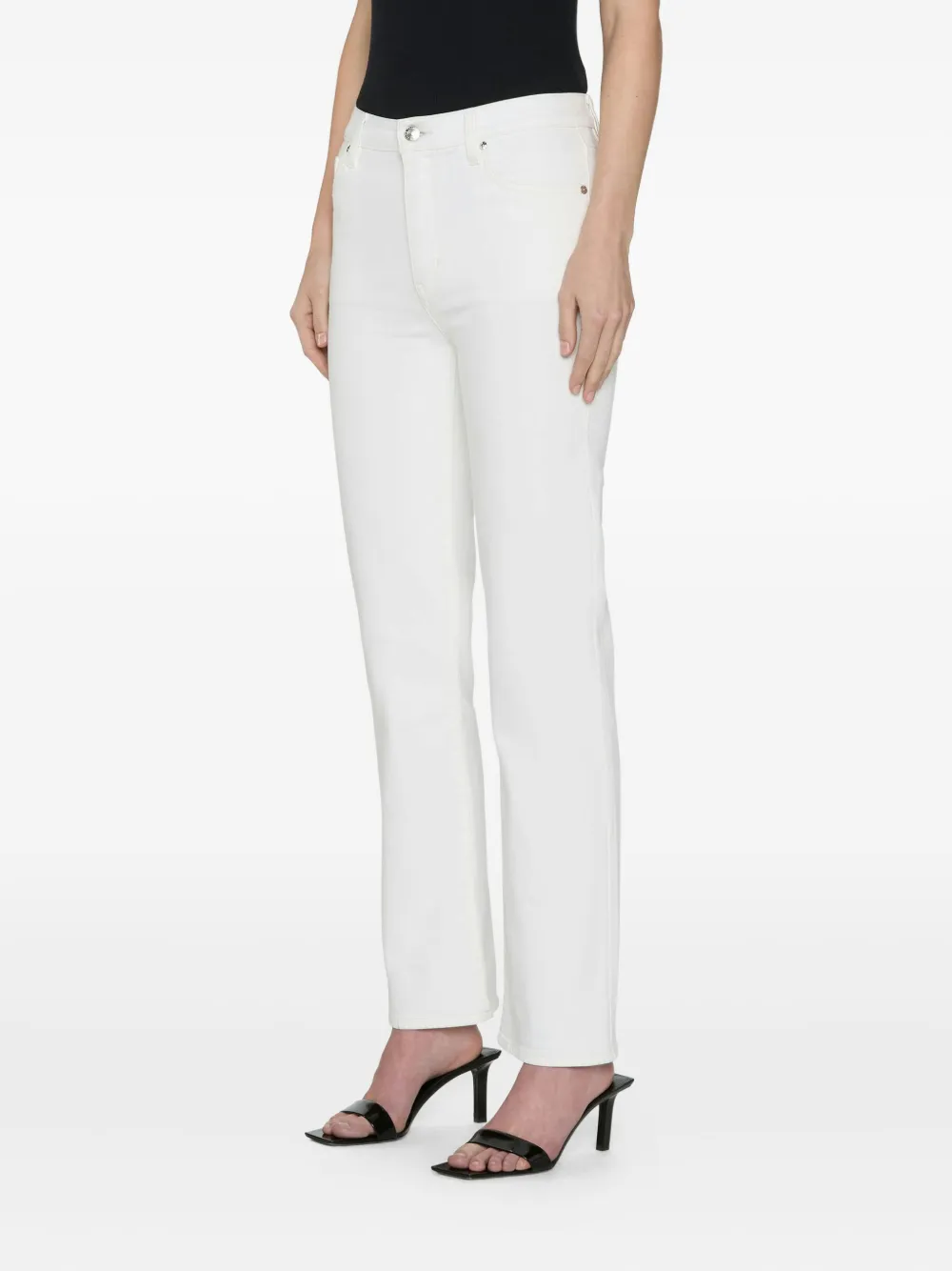 Frame Sleek Jeans In White