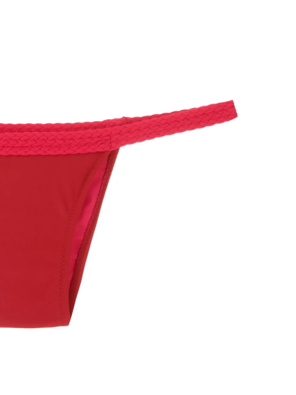 Amir Slama Bikini met gevlochten afwerking Rood