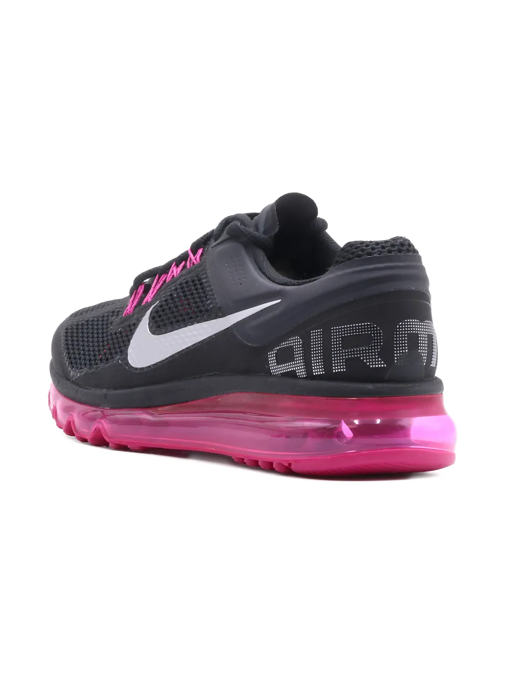 Nike Kids Air Max 2013 Black/Fusion Pink sneakers - Zwart