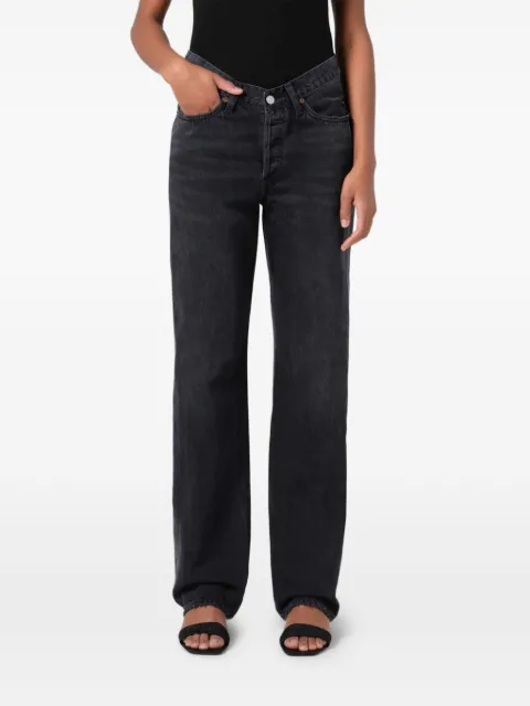 AGOLDE jeans Kelly con cintura en V