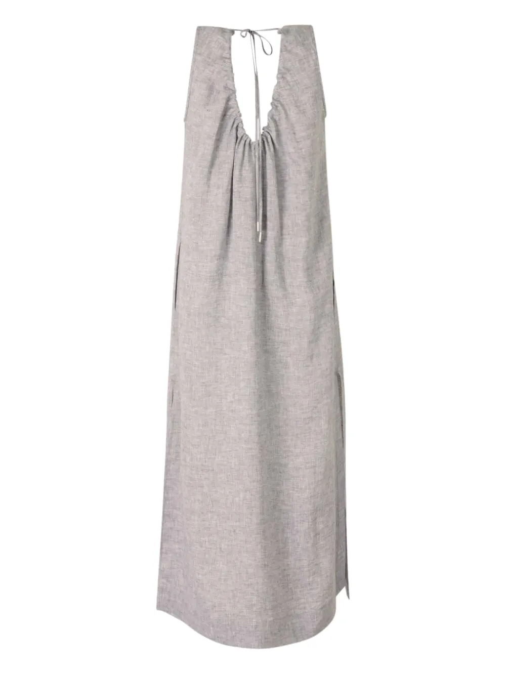 Peserico linen dress - Grijs