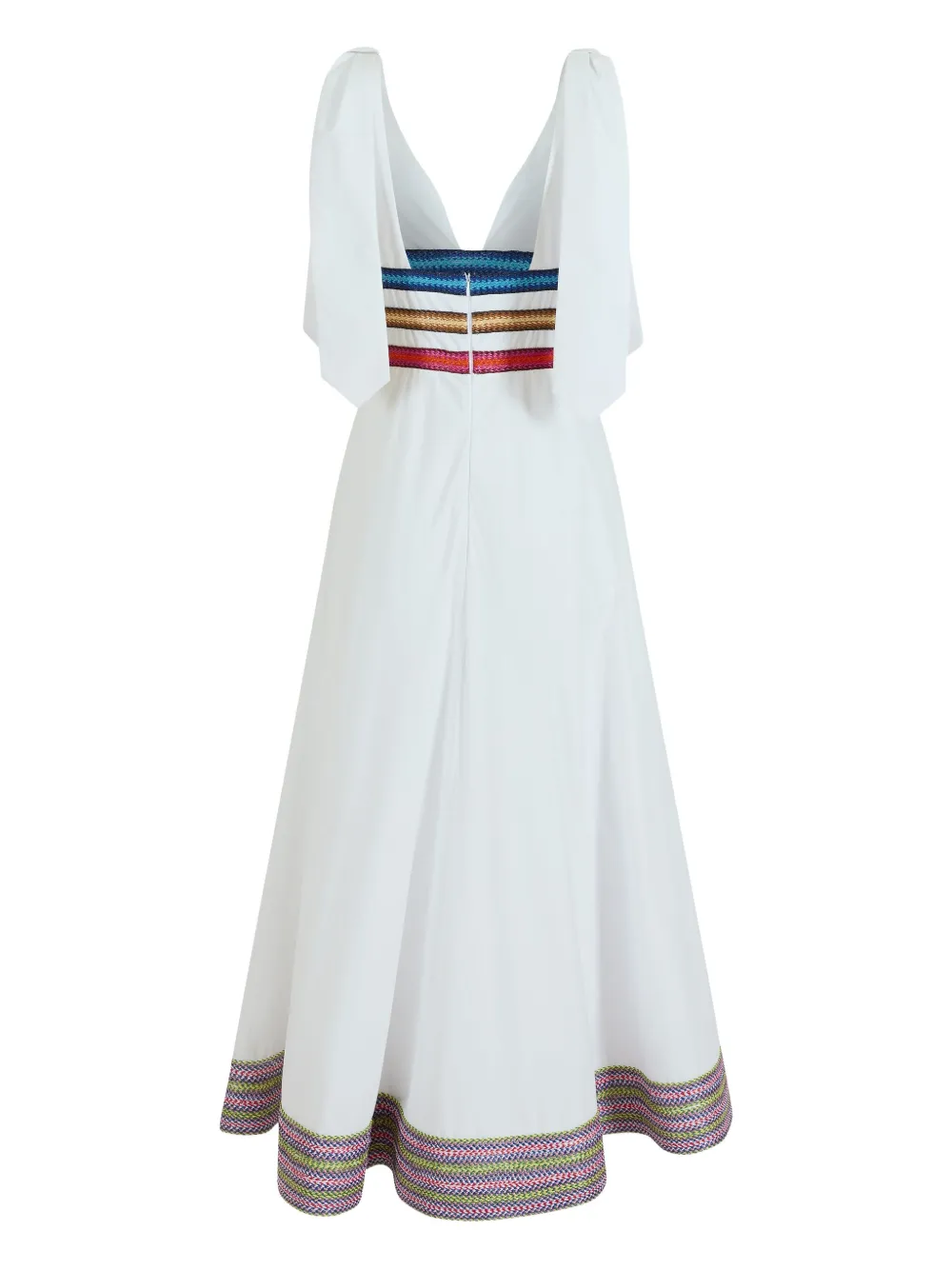 Rosie Assoulin Tie Another Day midi dress - Wit