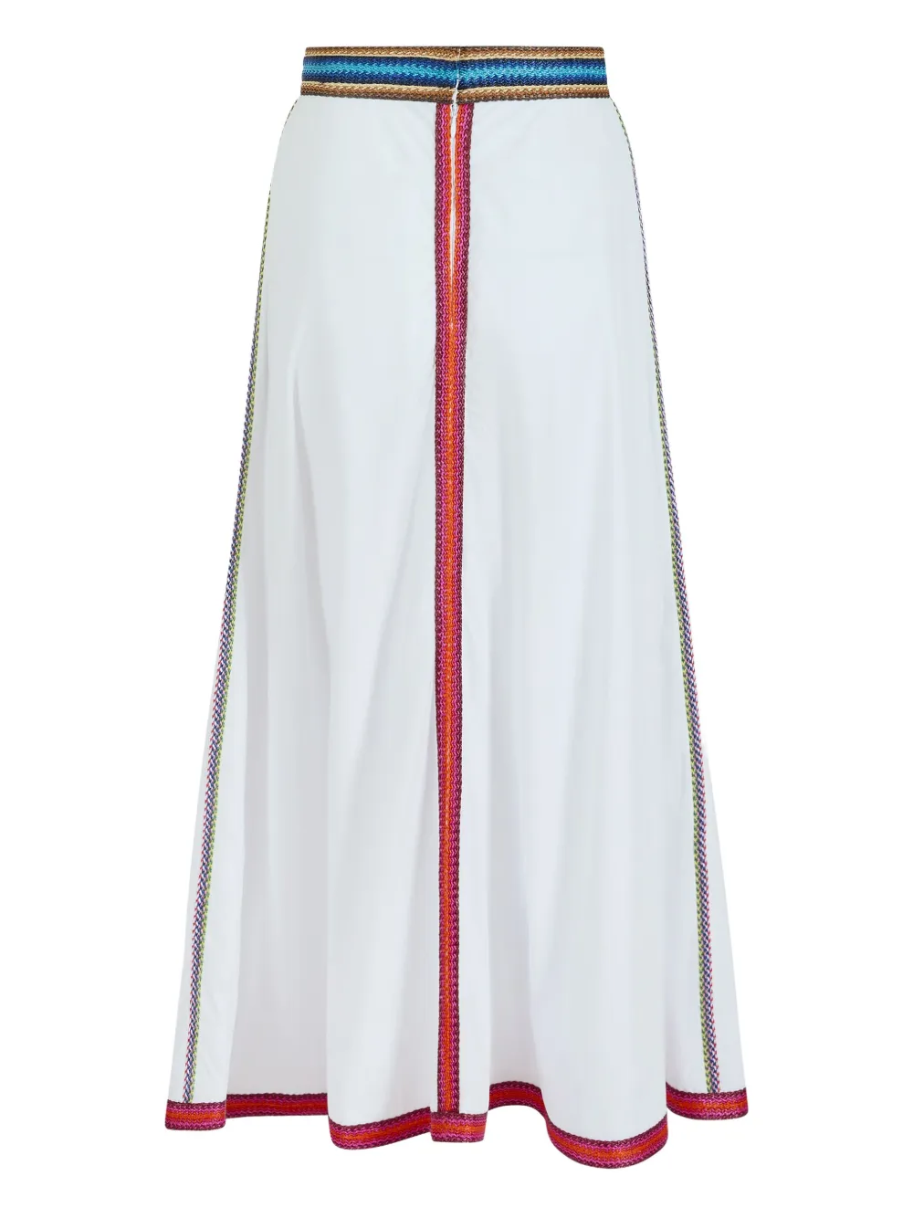 Rosie Assoulin cotton midi skirt - Wit