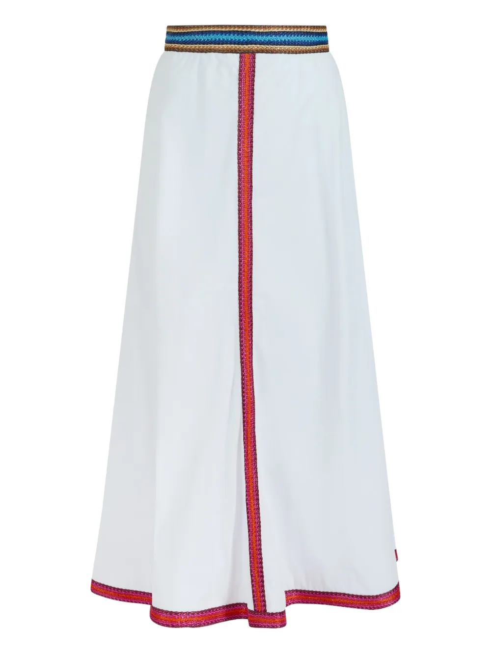 Rosie Assoulin falda midi de algodón | blanco | Image 1
