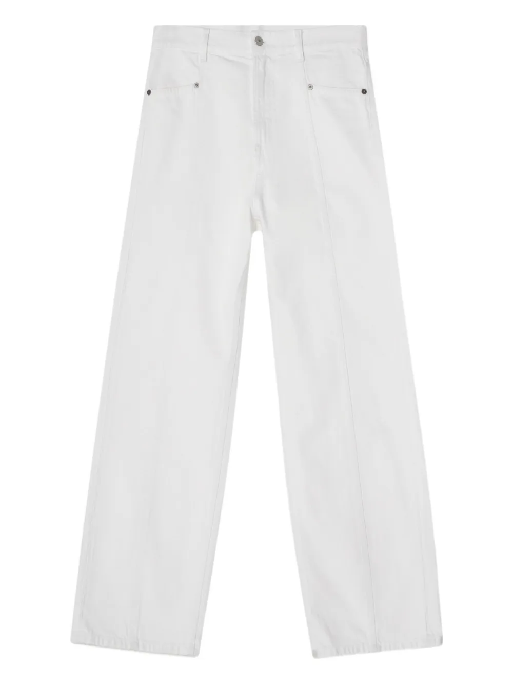 House Of Dagmar logo-patch jeans - Bianco