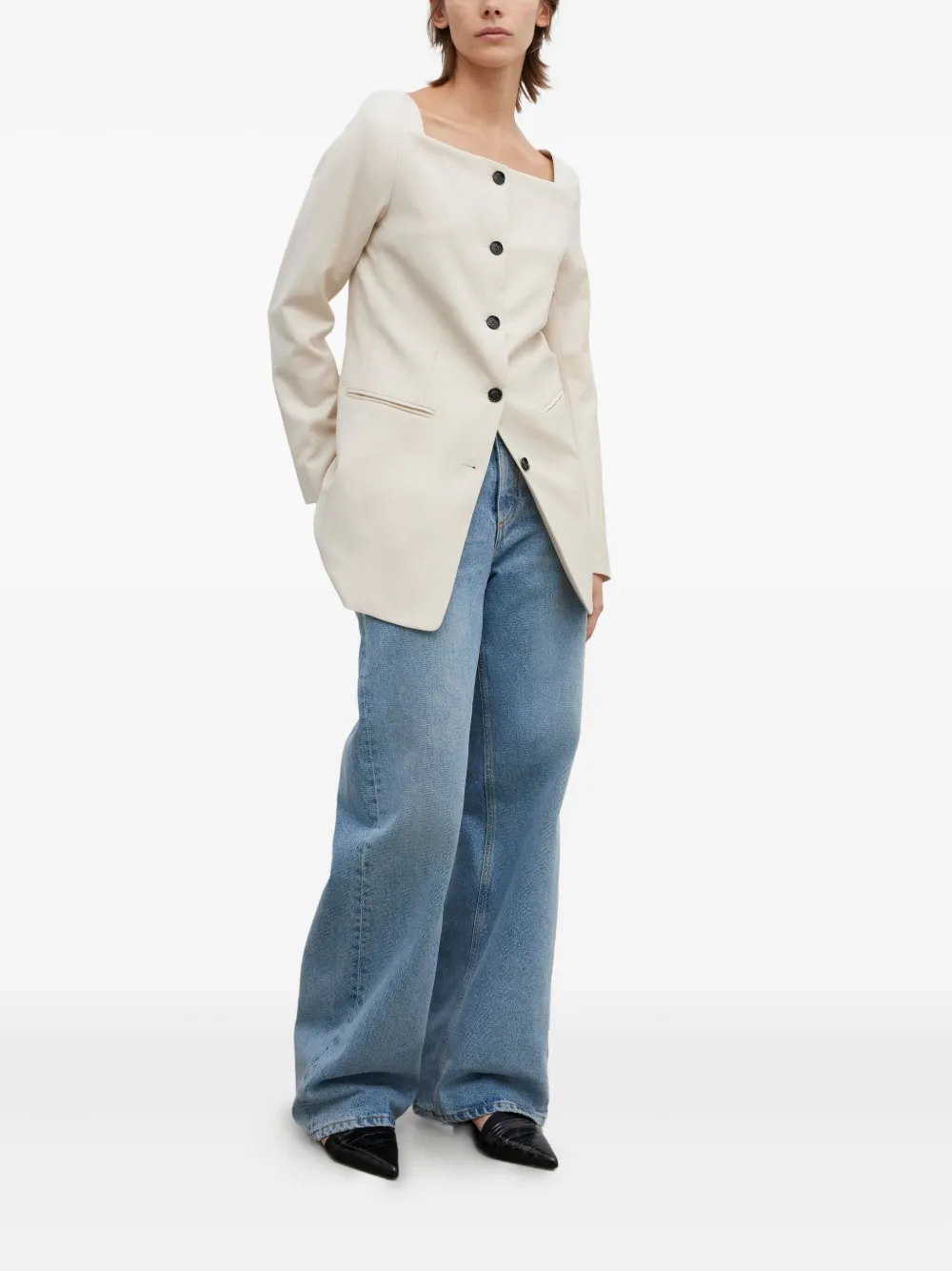 House Of Dagmar Blazer con scollo quadrato | Blazer | Image 2