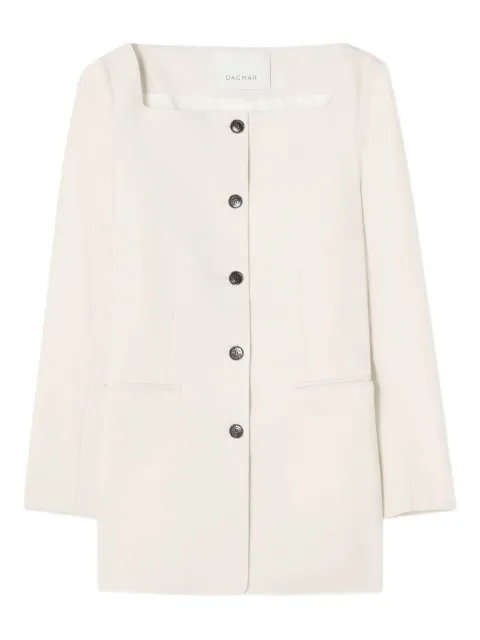 House Of Dagmar blazer con cuello cuadrado