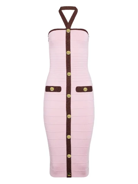 Retrofete Sloane button-detail dress