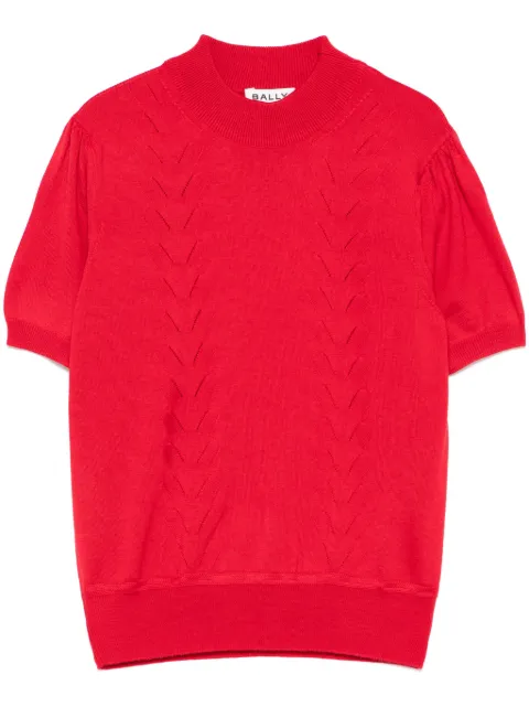 Bally fine-knit top