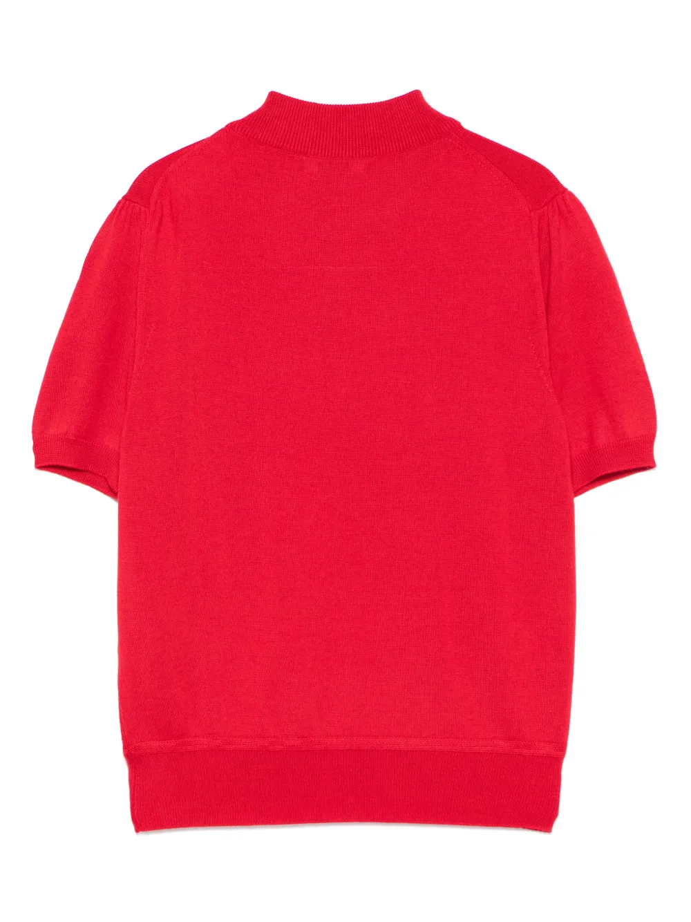 Bally Fijngebreide top - Rood