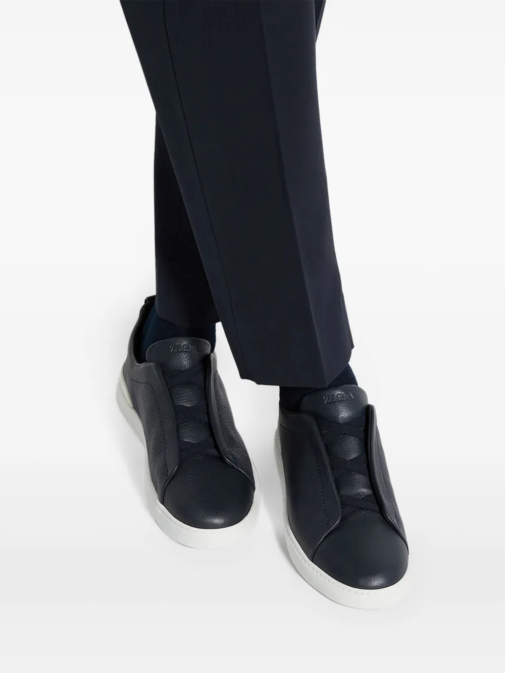 Zegna Triple Stitch sneakers Blue