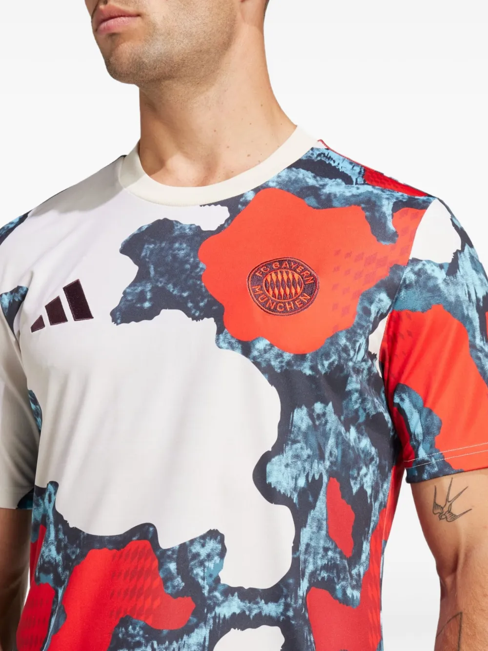 adidas FC Bayern T-shirt Wit