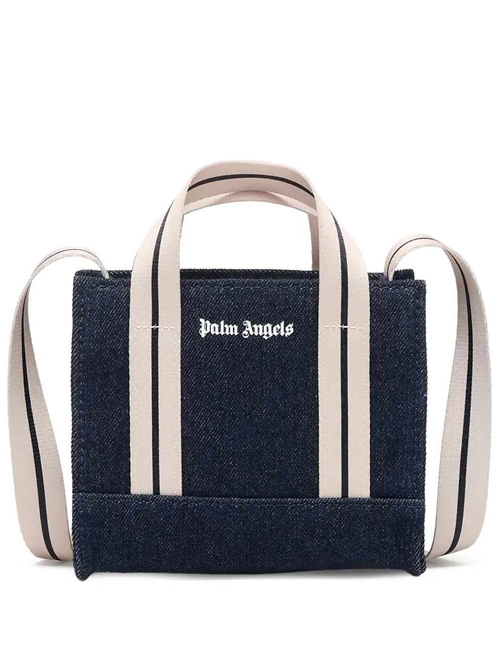 Palm Angels logo-print tote bag | Blue | Image 1