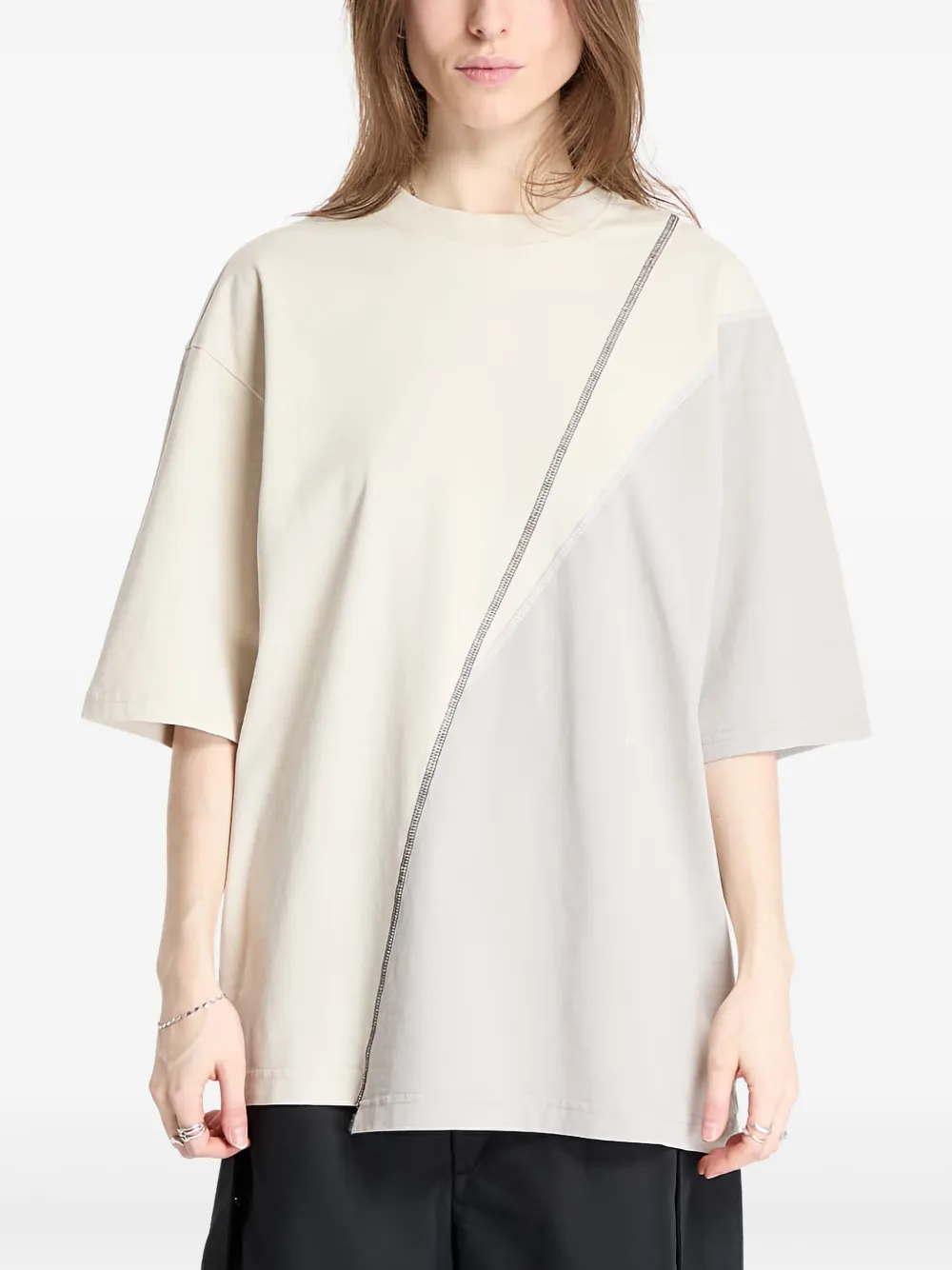 A-COLD-WALL* Spliced asymmetric colour-blocked T-shirt | T-Shirts & Jersey Shirts | Image 2