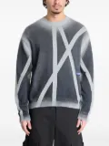 A-COLD-WALL* Antenna graphic-pattern sweater - Grey