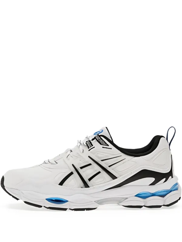 ASICS White and Black Mesh Running Shoe with Gray Accents ASICS GEL-1130 Mesh Athletic Sneakers White Silver Black  main image 3