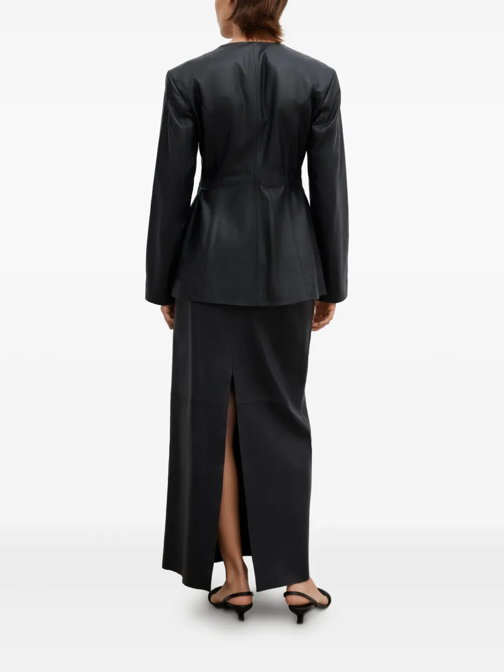 House Of Dagmar Giacca in pelle con scollo ampio | Abbigliamento | Image 4