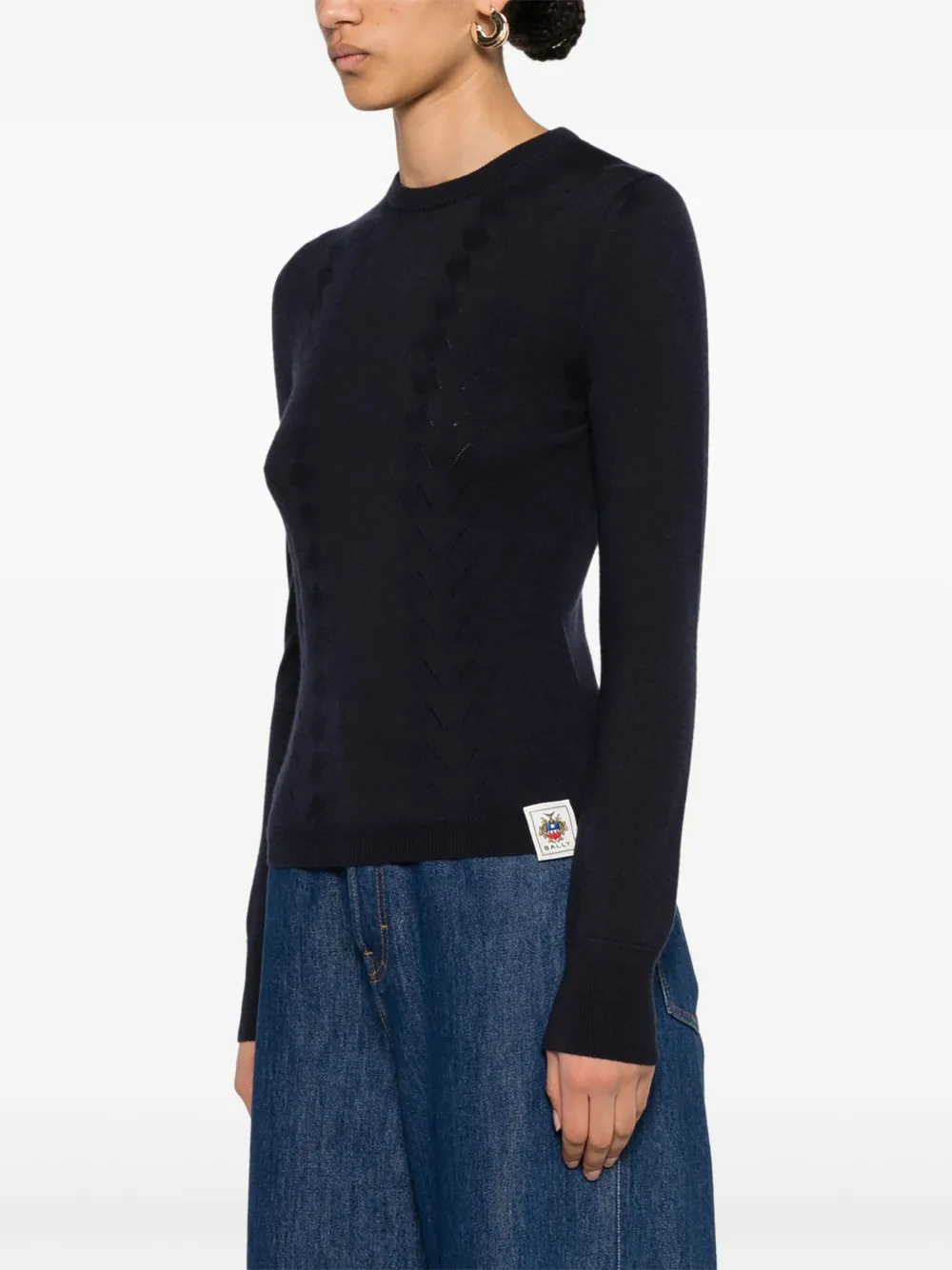 Bally Tanktop met logopatch Blauw