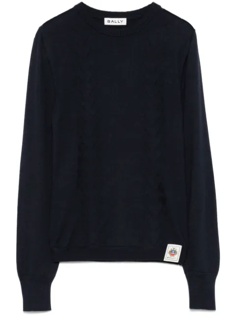 Bally logo-patch top