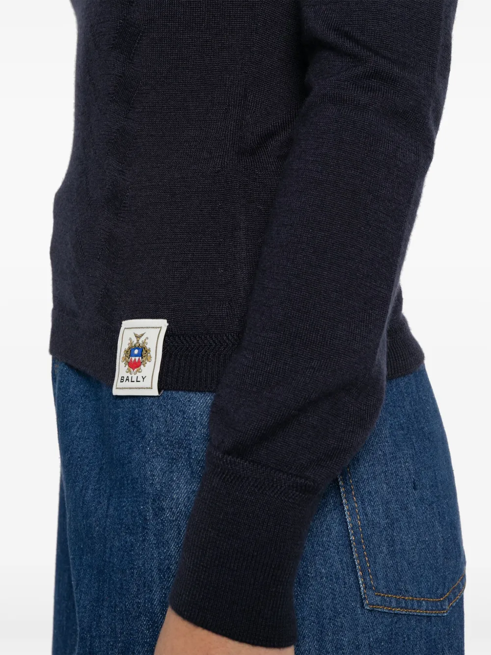 Bally Tanktop met logopatch Blauw