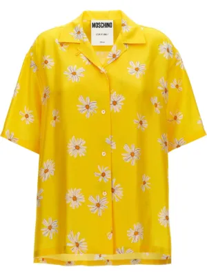 Palm Angels プリント ボーリングシャツ | パープル | FARFETCH JP