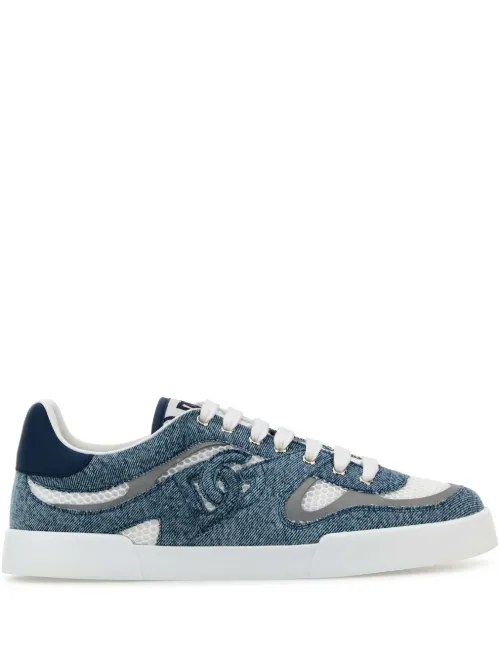 Baskets à patch logo - Dolce & Gabbana - Modalova