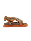 Burberry Kids checkered sandals - Neutrals