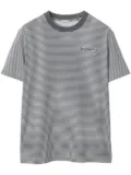 Burberry striped cotton T-shirt - Grey