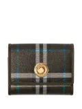 Burberry checked wallet - Black