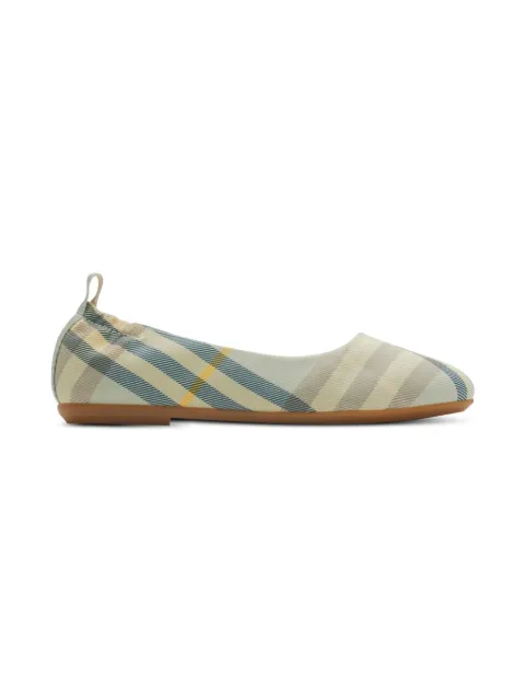 Burberry Kids bailarinas con motivo Triomphe