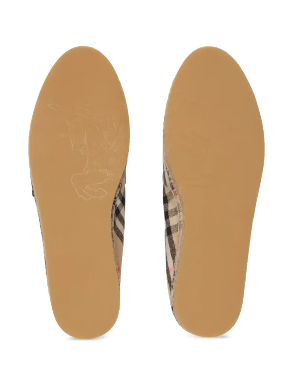 Burberry Check Mews Espadrilles | Neutrals | FARFETCH