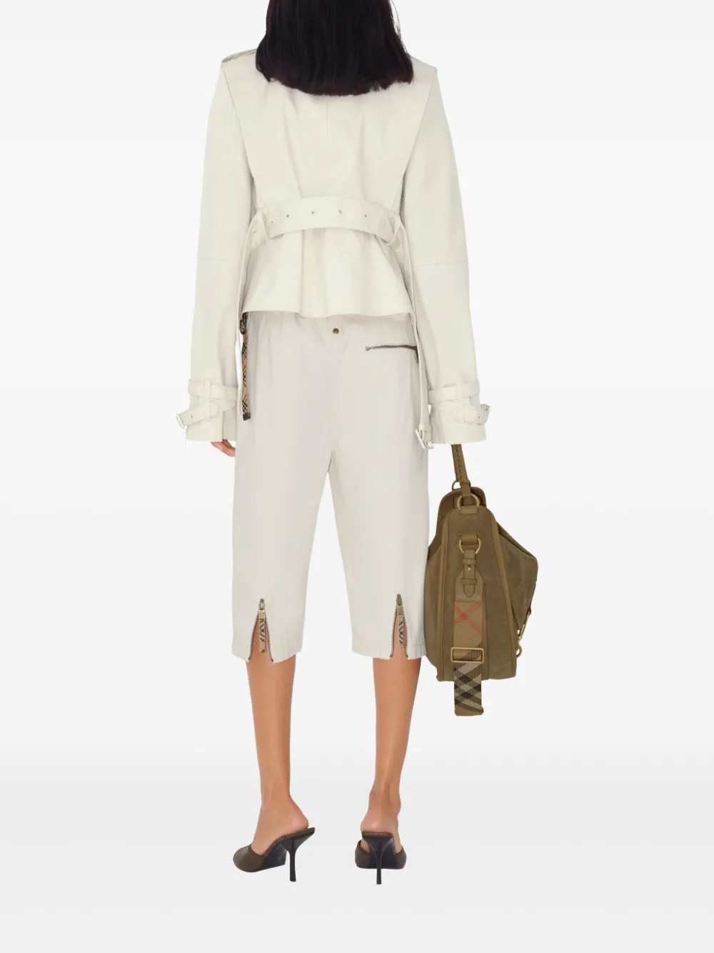 Burberry Katoenen trenchcoat Beige