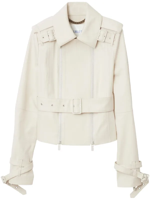 ジャケット BURBERRY COTTON TRENCH JACKET Burberry Cotton trench jacket belted waist | The Fashion Square