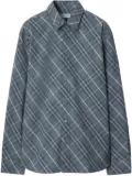 Burberry checkered cotton shirt - Blue