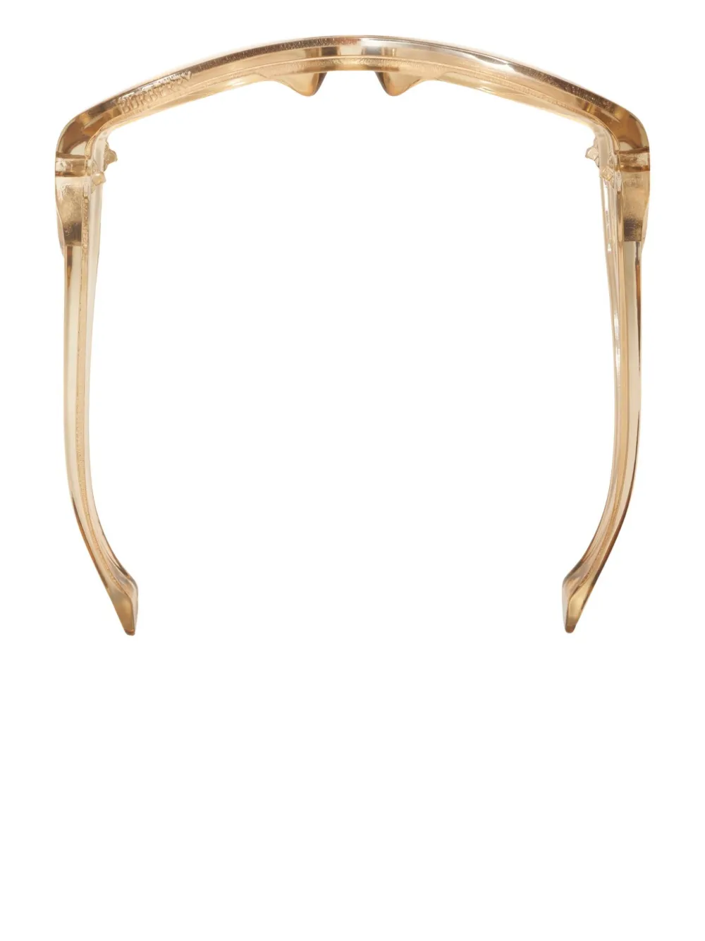 Burberry 138mm Irregular Shield Sunglasses In Neutrals
