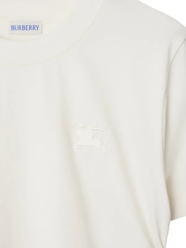 Burberry Check-trim T-shirt | Neutrals | FARFETCH