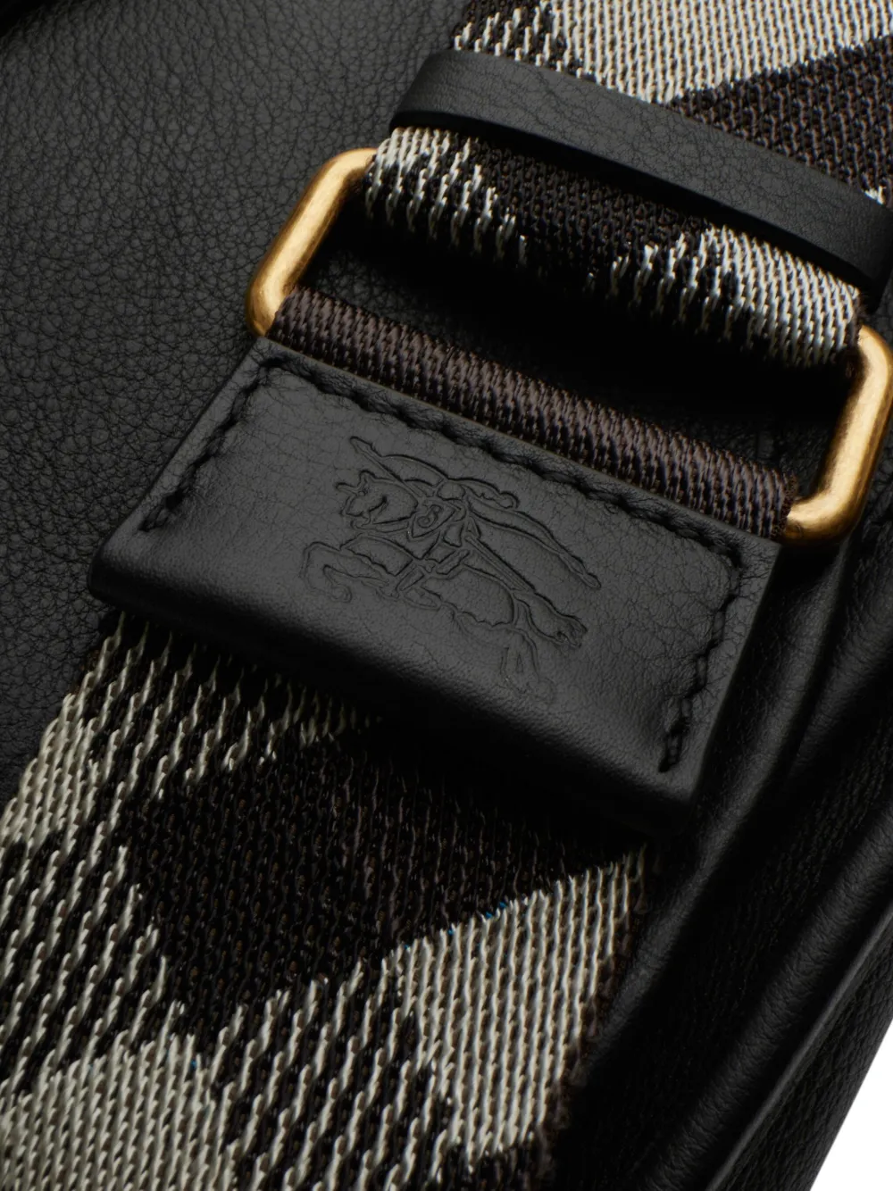 Burberry Kleine B Clip crossbodytas Zwart