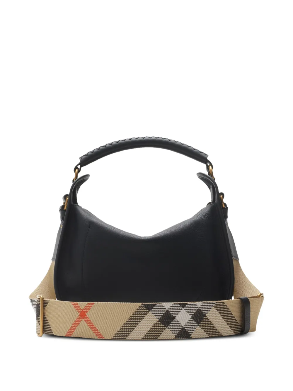 Burberry Kleine B Clip crossbodytas - Zwart