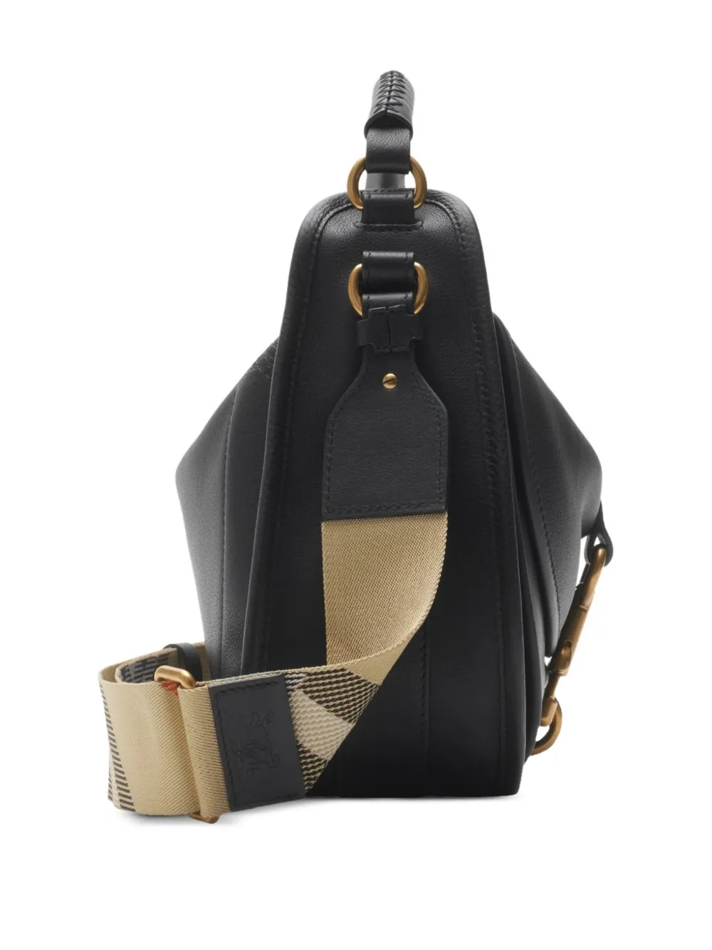 Burberry Kleine B Clip crossbodytas Zwart