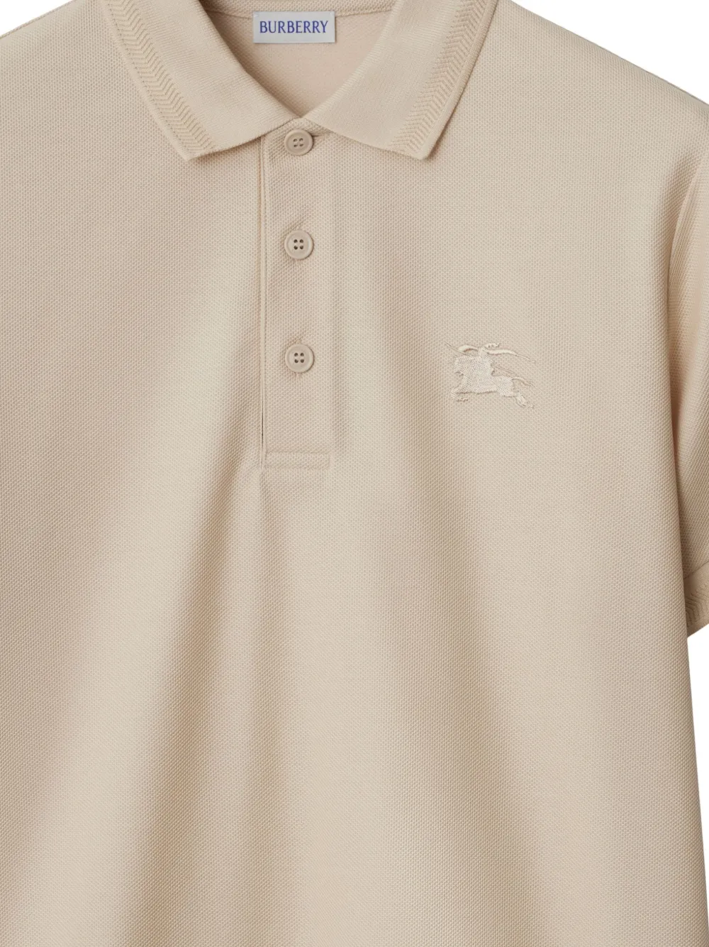 Burberry Katoenen poloshirt - Beige