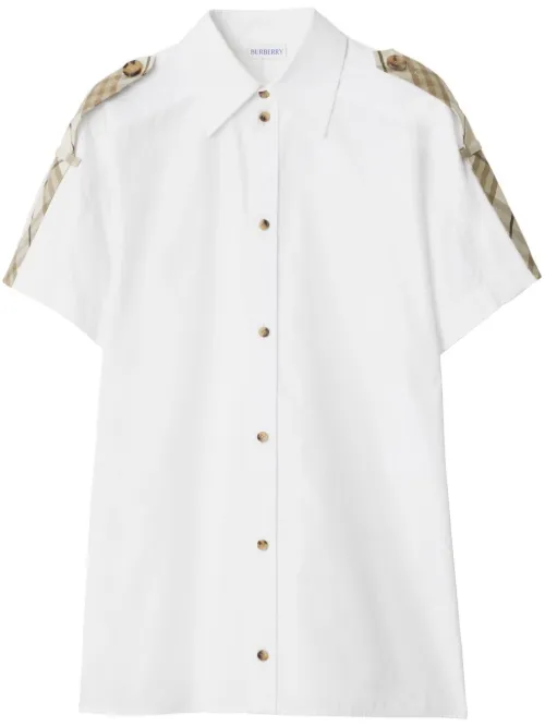 Burberry chemise en coton - Blanc - Burberry - Modalova
