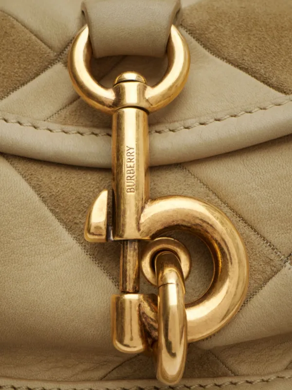 Burberry B Clip Messenger Bag | Neutrals | FARFETCH