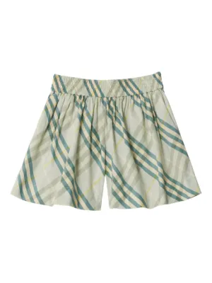 Burberry Kids ストライプ ショートパンツ | ブラウン | FARFETCH JP