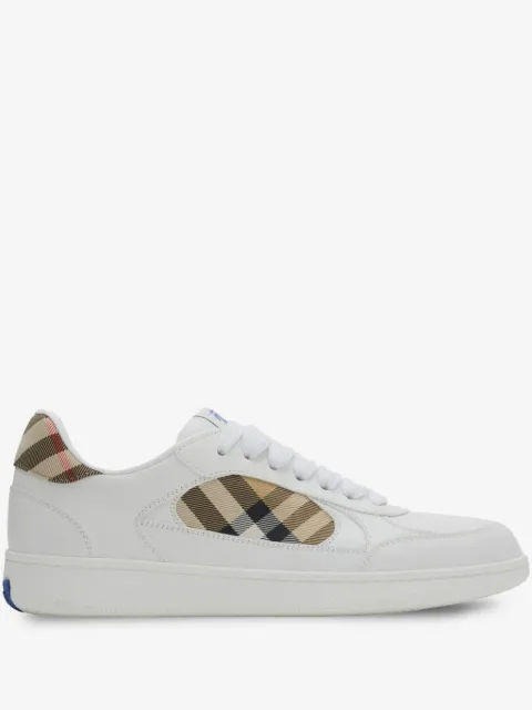 Burberry leather and Check Terrace sneakers​