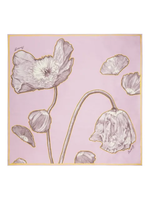 Burberry poppy scarf