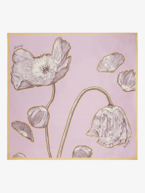 Burberry poppy scarf