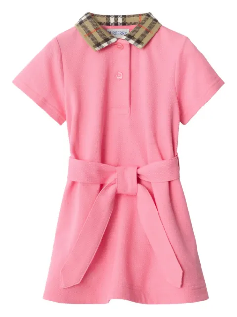 Burberry Kids cotton polo dress