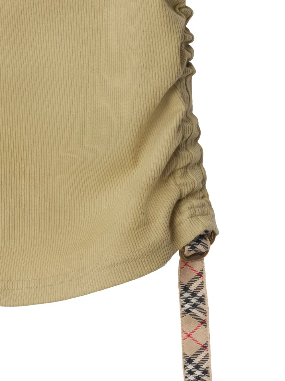 Burberry Geruite tanktop Beige